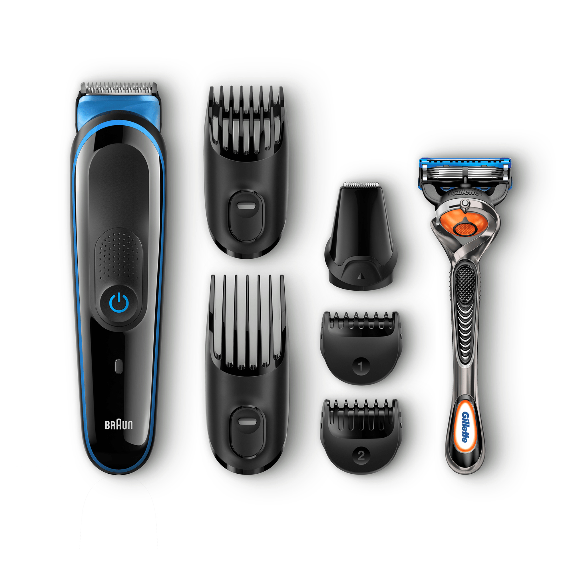 Braun Multigroomer 81644031 men's shaver Foil shaver Trimmer Black, Blue – image 7