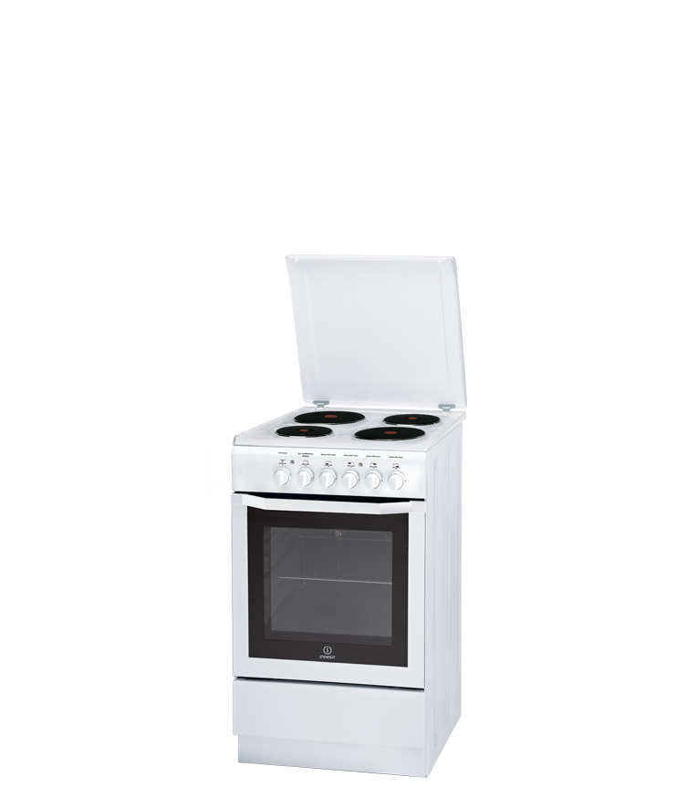 Indesit I5E6CAE(W)FR cooker Freestanding cooker Electric Sealed plate White