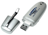 Integral 4GB USB 2.0 Silver Flash Drive