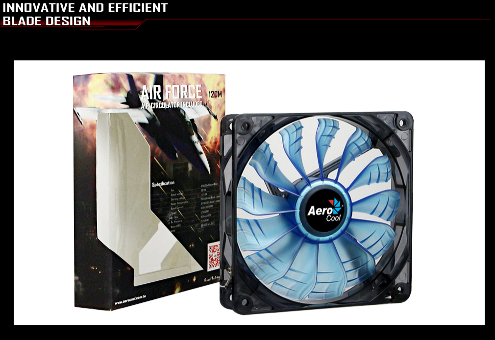 Aerocool EN51431 computer cooling system Computer case Fan – image 2
