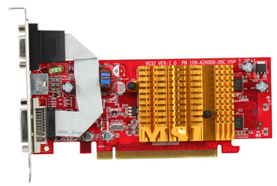 MSI RX1050-TD128E 128MB DDR2 PCI-Express 64bit