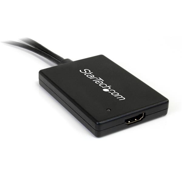 Resim StarTech.com MDP2HDMIUSBA Mini DisplayPort - HDMI Dönüştürücü, USB Sesli, Beyaz
