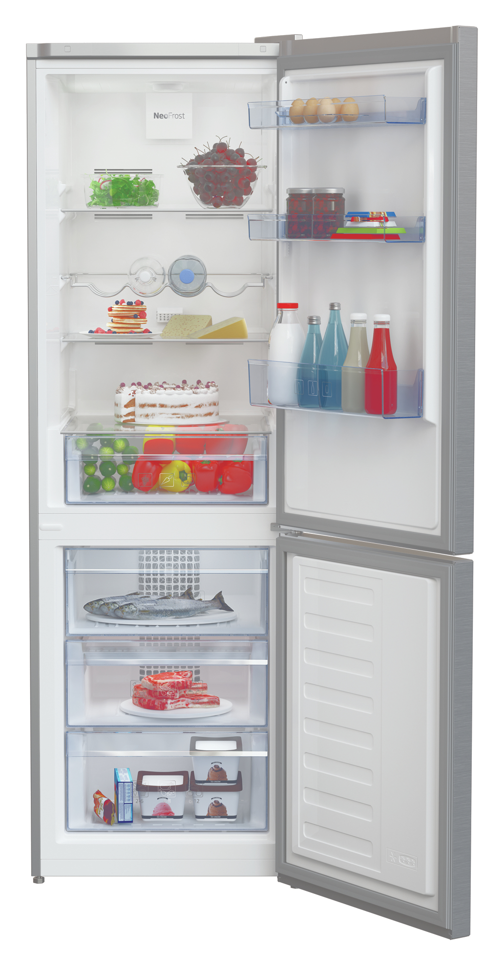 Beko RCNA366K30XP fridge-freezer Freestanding – image 3