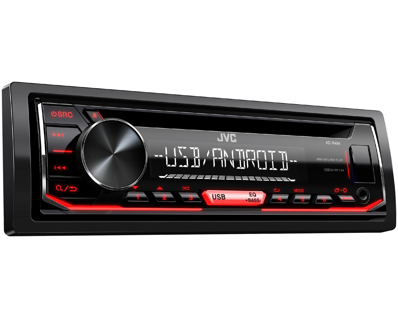 JVC KD-R494 car media receiver Black – image 3
