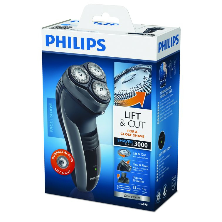 Philips SHAVER Series 3000 dry electric shaver HQ6990/16 – image 2