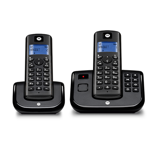 Motorola T212 DECT telephone Caller ID Black