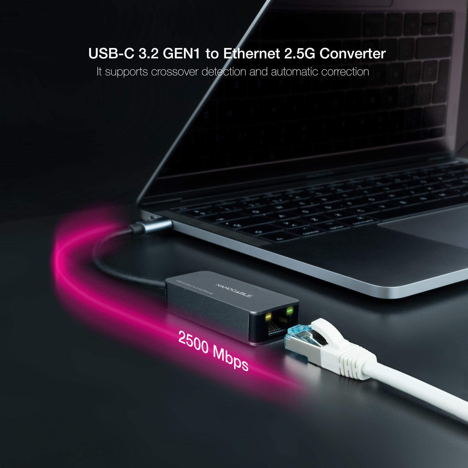 Nanocable USB-C 3.2 GEN1 to Ethernet – image 3