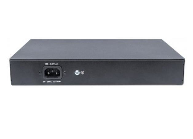 Intellinet 561358 network switch Managed Fast Ethernet (10/100) Power over Ethernet (PoE) 1U Black – image 4