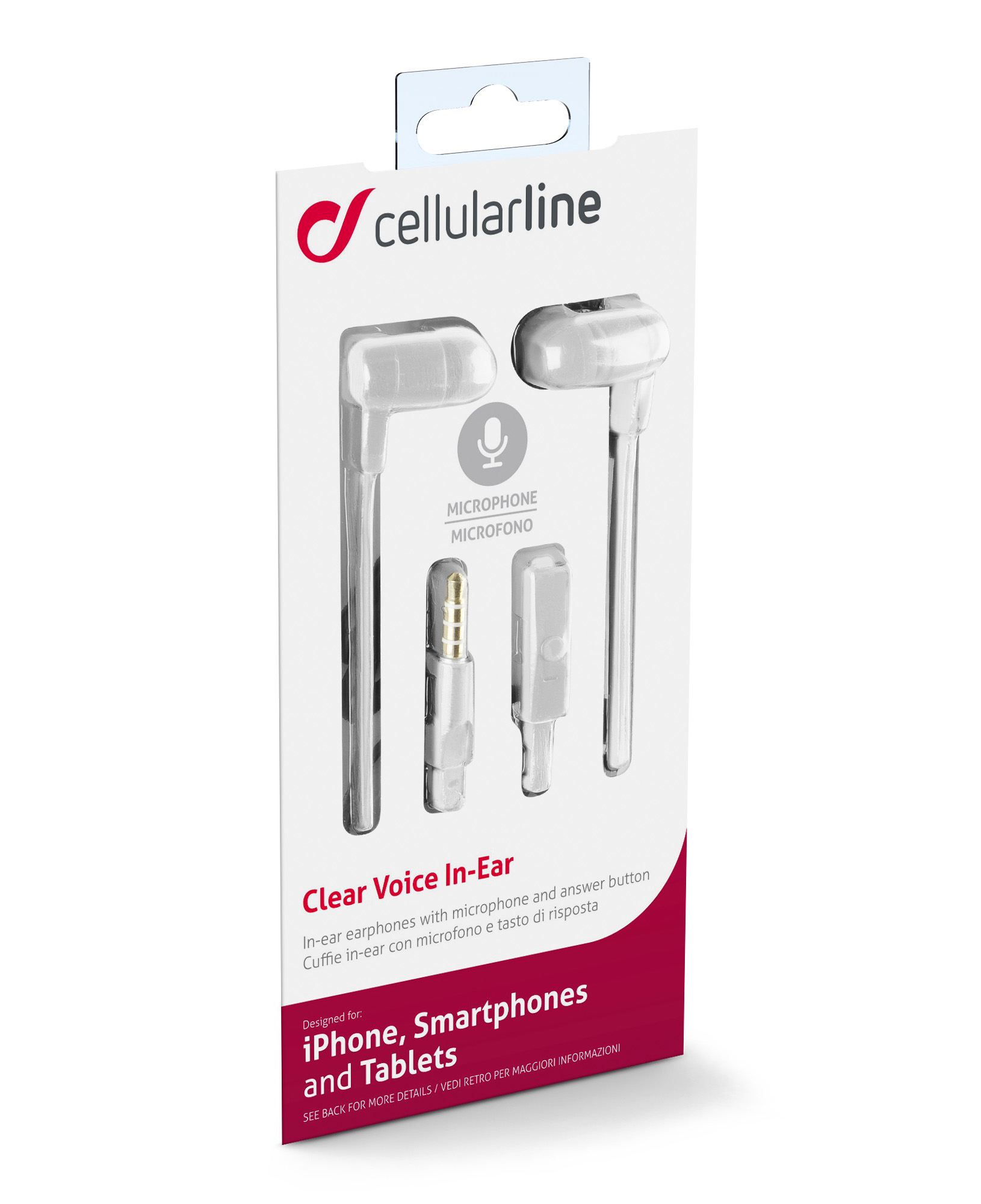 Cellularline Clear Voice Stereo In Ear - Universal – image 3
