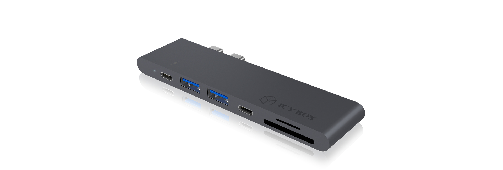 ICY BOX IB-DK4037A-2C Docking Anthracite
