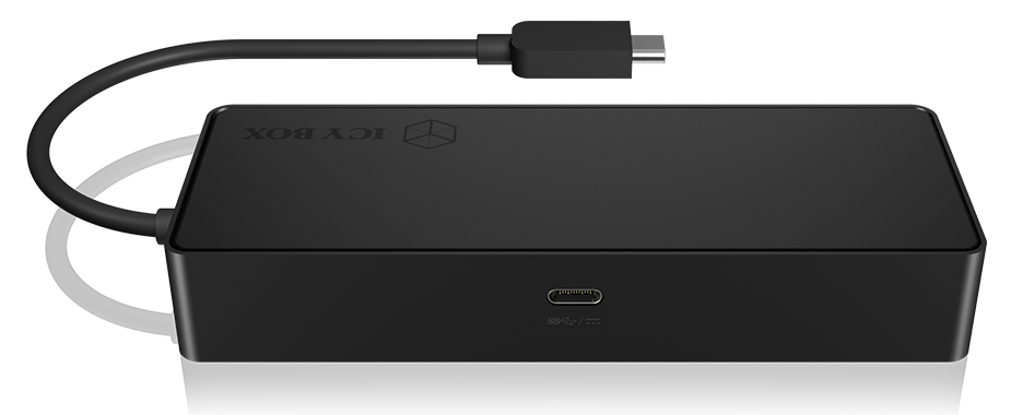ICY BOX IB-DK4033-CPD Wired USB 3.2 Gen 1 (3.1 Gen 1) Type-C Black – image 3