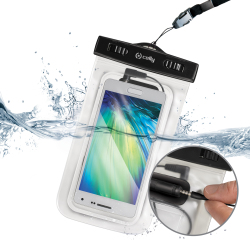 Celly WPCBAGXXL01 mobile phone case Sleeve case Black, Transparent