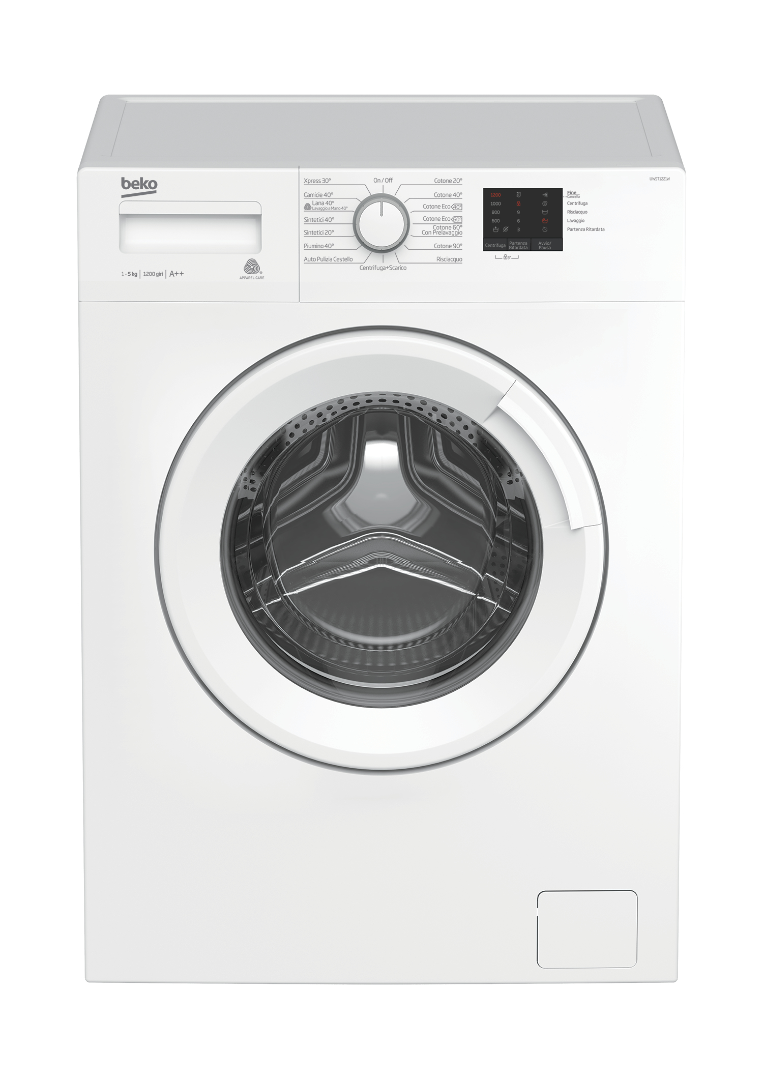 Beko UW5T1222W — vue 1 sur 2