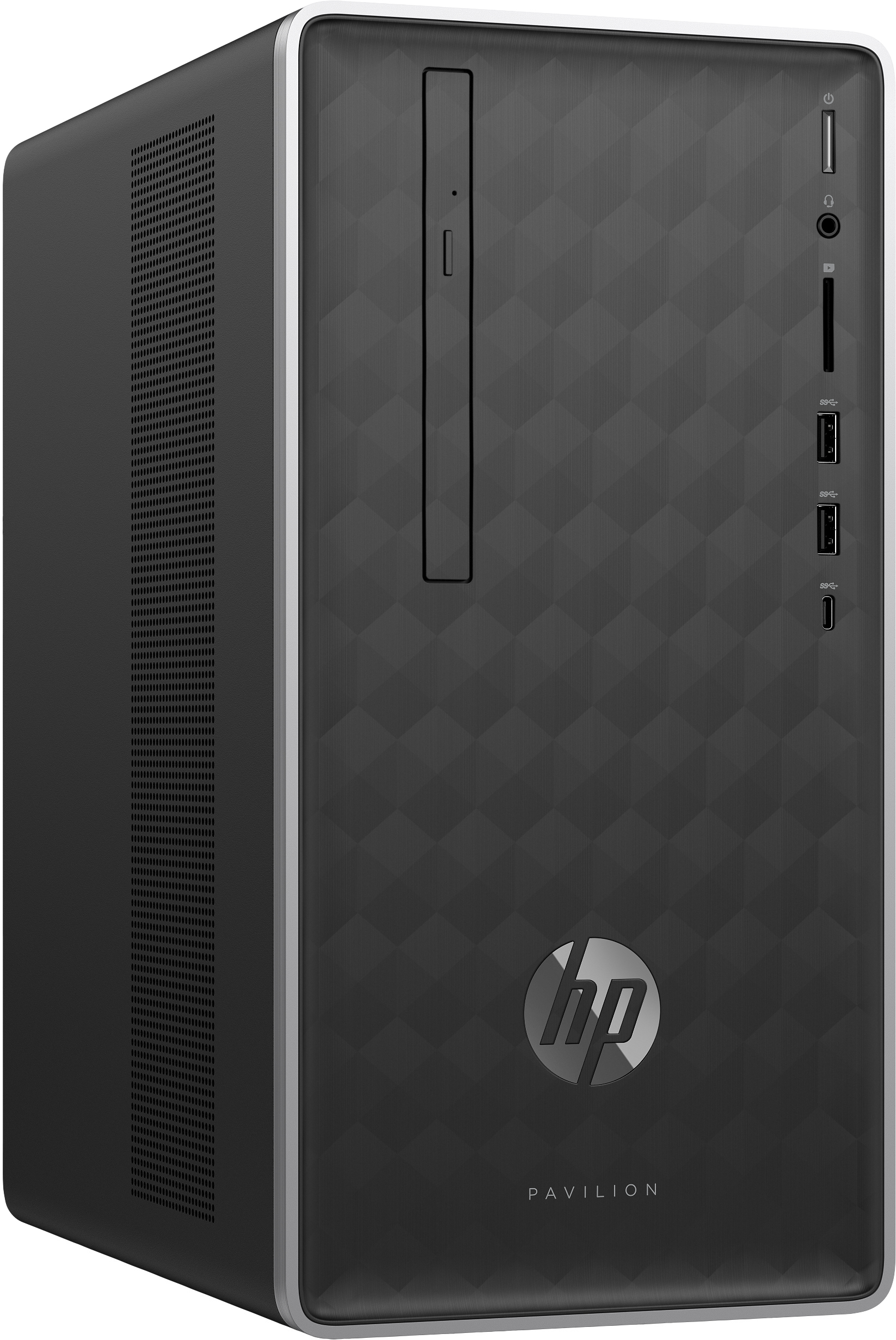 HP Pavilion 590-p0030na AMD Ryzen™ 3 2200G 4 GB DDR4-SDRAM 1 TB HDD Windows 10 Home Mini Tower PC Black image 2