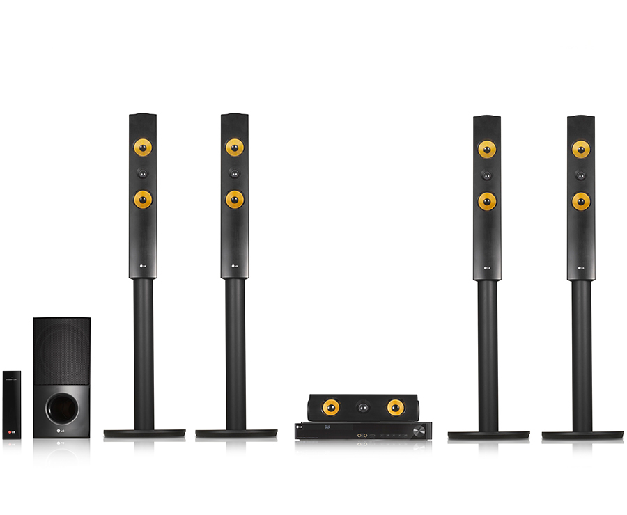 LG LHB755W home cinema system 5.1 channels – image 1