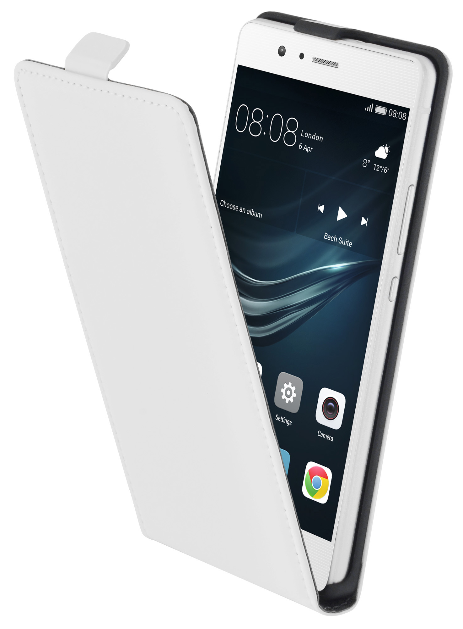 Mobiparts Premium Flip Case Huawei P9 Lite White – image 1