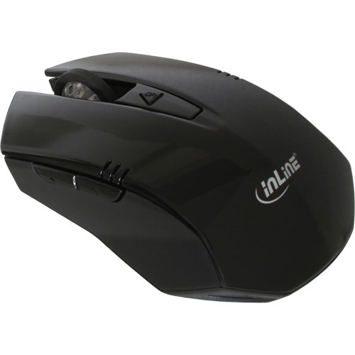 InLine SF-9195 mouse Ambidextrous RF Wireless Optical 1200 DPI