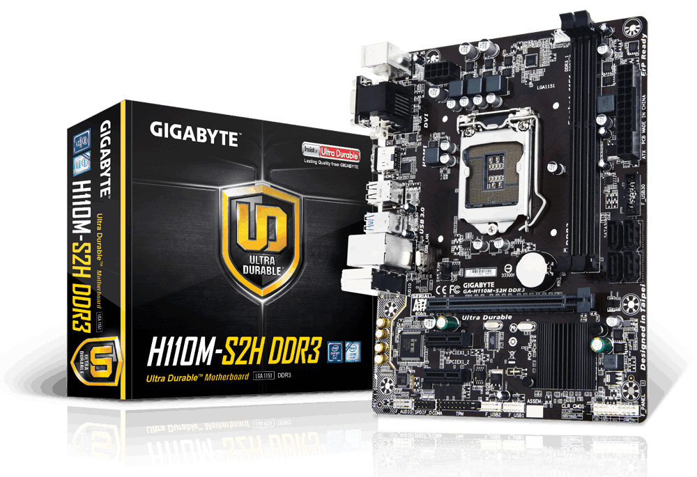 GIGABYTE GA-H110M-S2H DDR3 – image 1