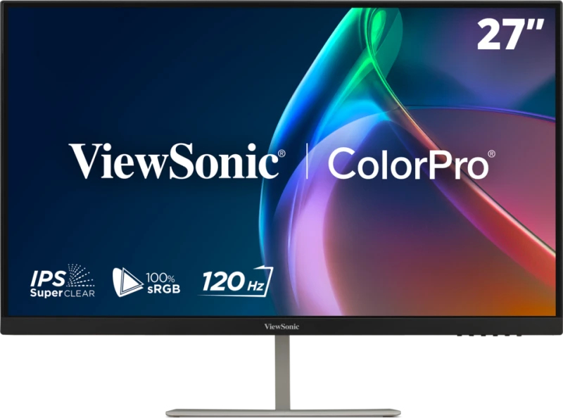 Viewsonic VP Series 27" 120Hz 2K QHD Pantone Validated 100% sRGB & Factory Calibrated Monitor with 90W USB-C – image 2