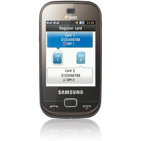 Samsung B5722 7.11 cm (2.8") 105.6 g Brown Feature phone – image 1