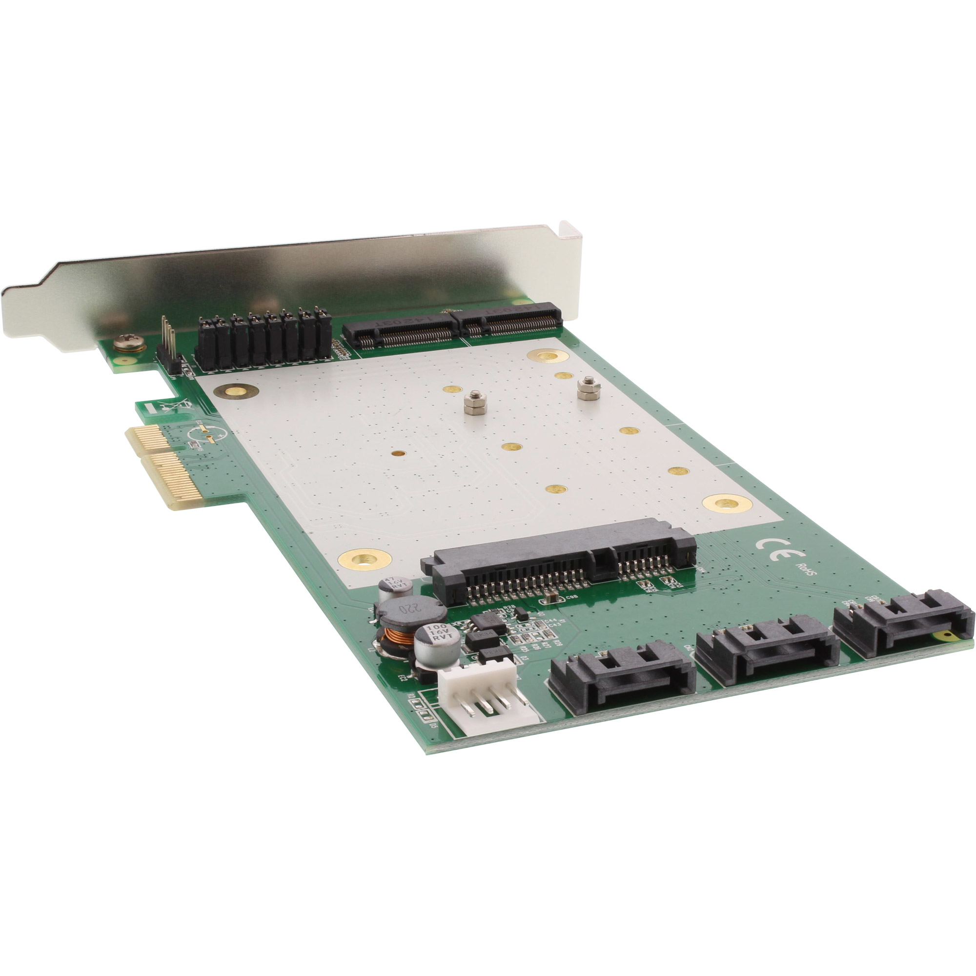 InLine RAID Controller 2x M.2 NGFF 4x SATA – image 2