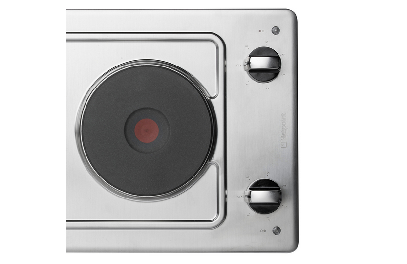 Hotpoint E320SKIX hob Stainless steel Built-in Sealed plate 2 zone(s) – image 3