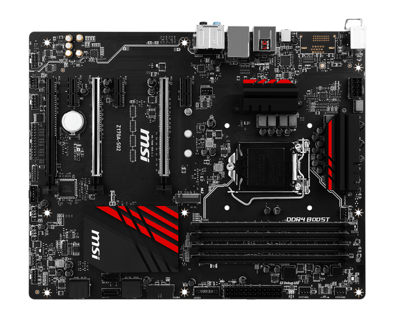 MSI Z170A-S02 motherboard Intel® Z170 LGA 1151 (Socket H4) ATX – image 2
