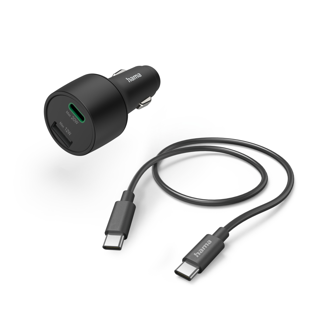 Hama 00201693 mobile device charger Headset, Power bank, Smartphone, Tablet Black Cigar lighter Fast charging Auto