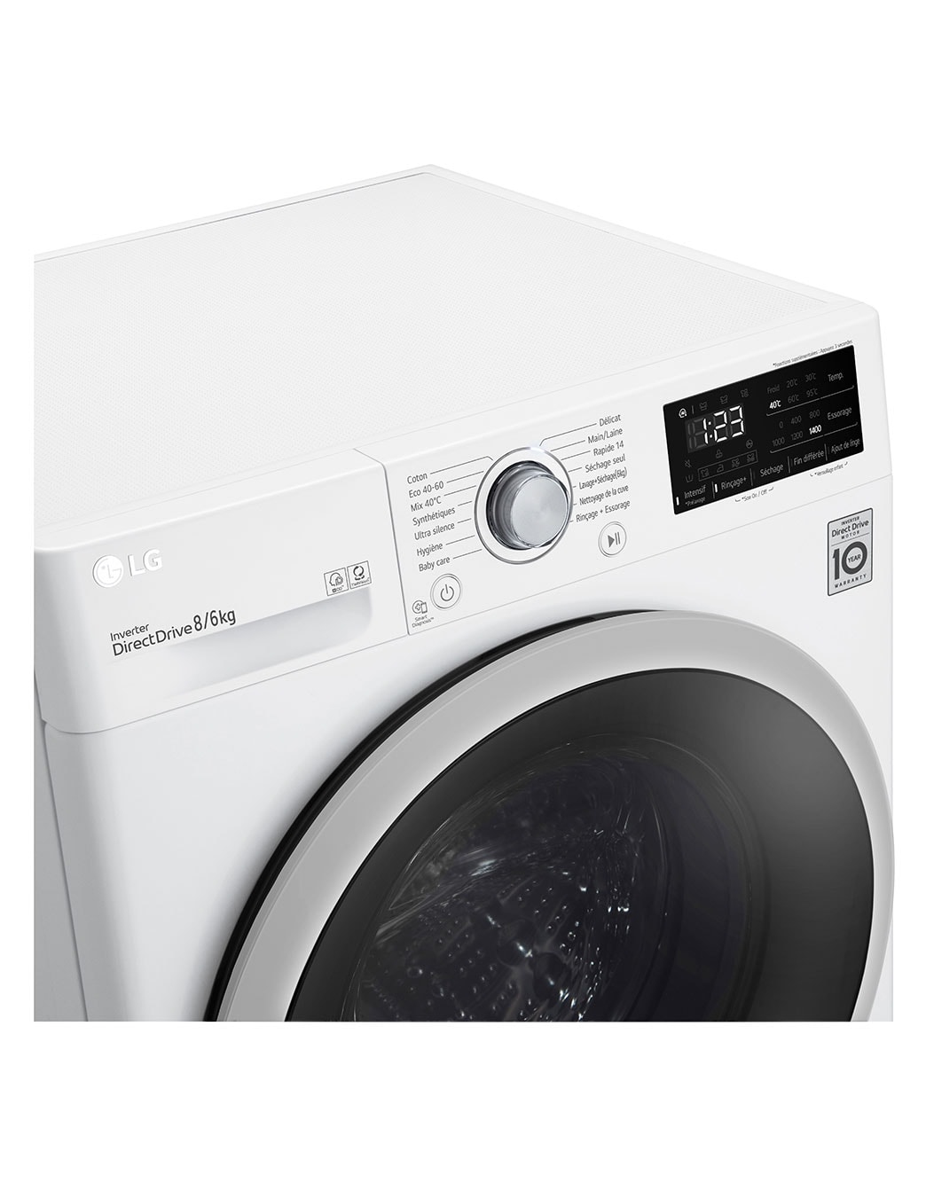 LG F864V37WR washer dryer Freestanding Front-load White – image 7