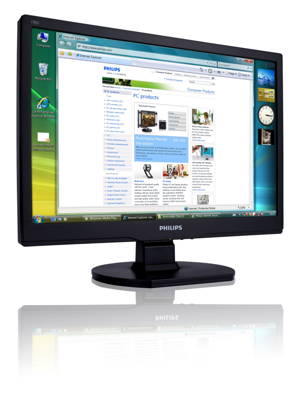 Philips 190V1SB/62 computer monitor