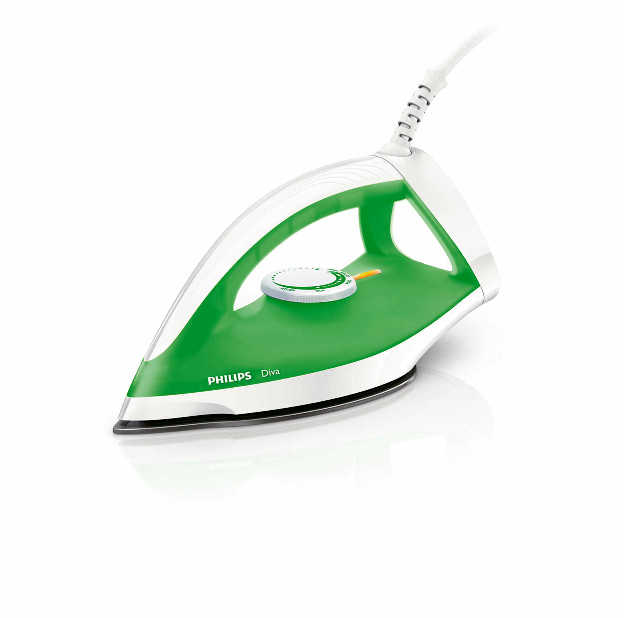 Philips Diva GC122/70 iron Dry iron Non-stick soleplate