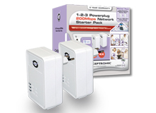 Conceptronic 1-2-3 Powerplug 200 Mbps Network Starter Pack – image 2