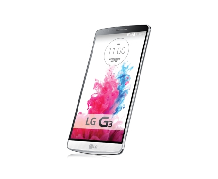 LG G3 D855 14 cm (5.5") Single SIM Android 4.4.2 4G 2 GB 16 GB 3000 mAh White – image 1