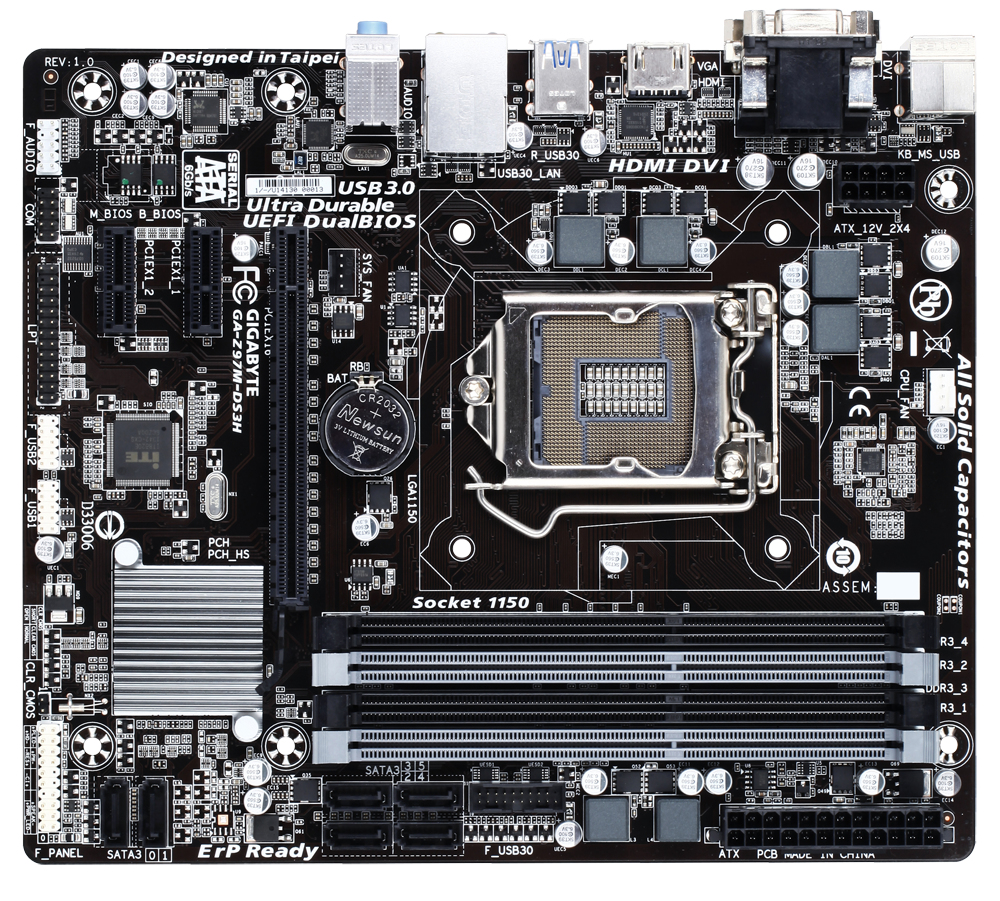 GIGABYTE GA-Z97M-DS3H motherboard Intel® Z97 LGA 1150 (Socket H3) micro ATX – image 4
