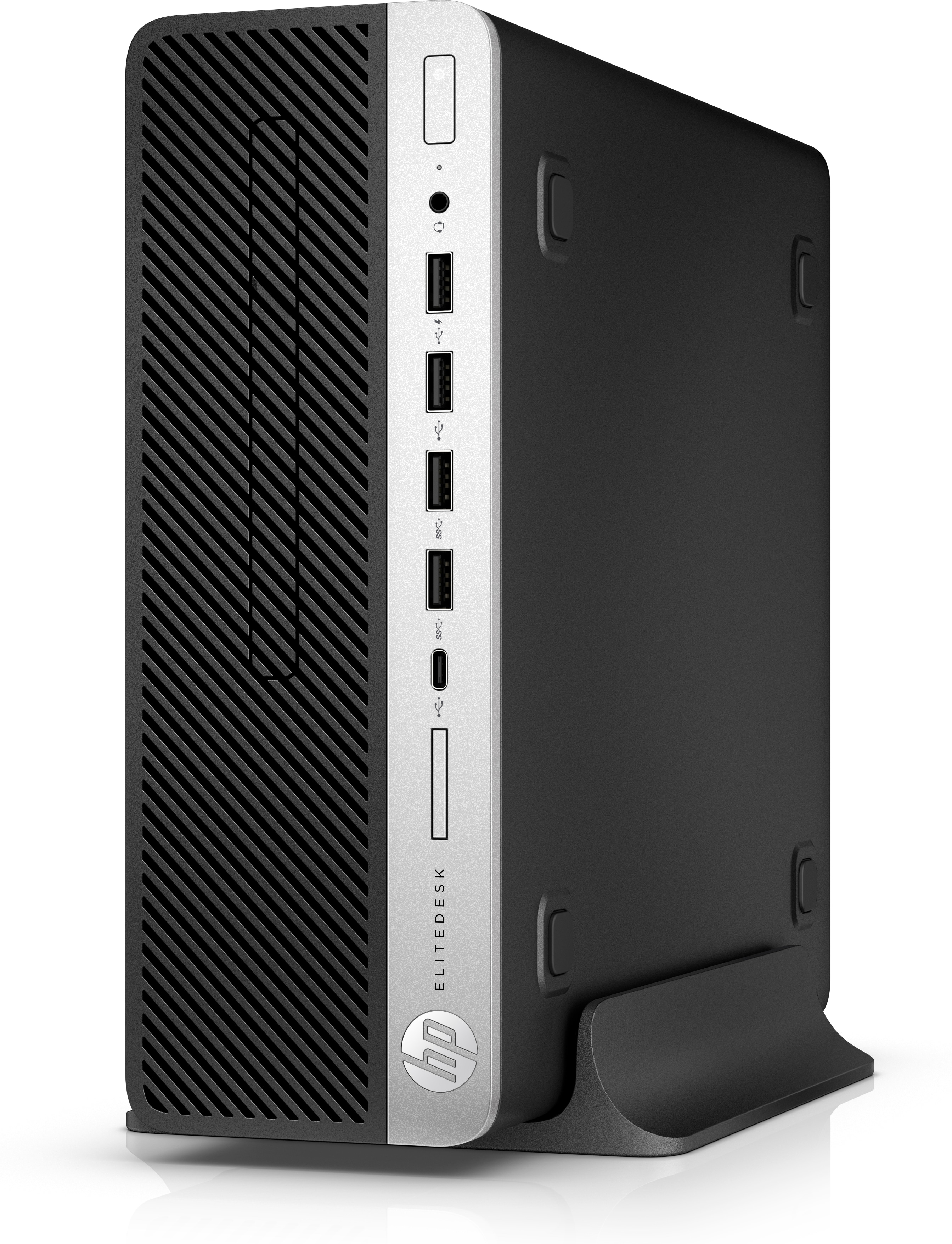 HP EliteDesk 705 G4 AMD Ryzen™ 5 2400G 8 GB DDR4-SDRAM 256 GB SSD Windows 10 Pro SFF PC Black, Silver image 6