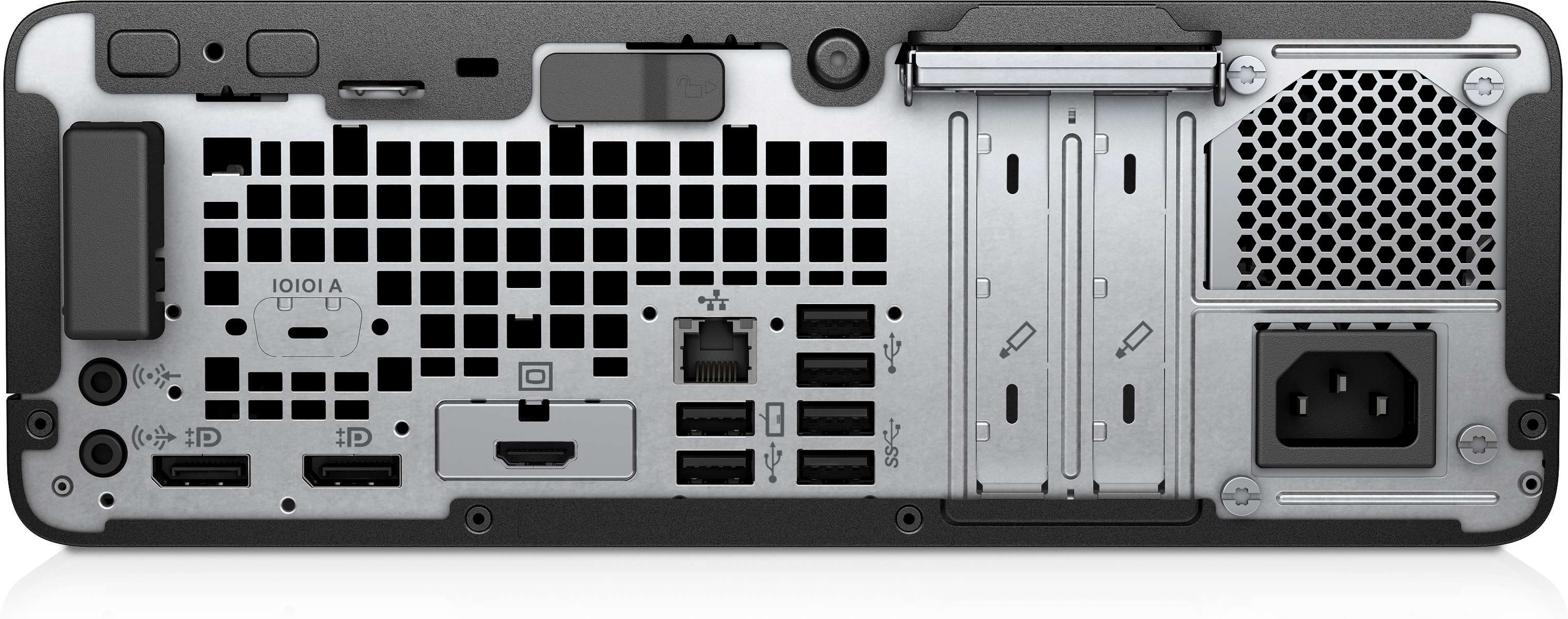 HP EliteDesk 705 G4 AMD Ryzen™ 5 2400G 8 GB DDR4-SDRAM 256 GB SSD Windows 10 Pro SFF PC Black, Silver image 10