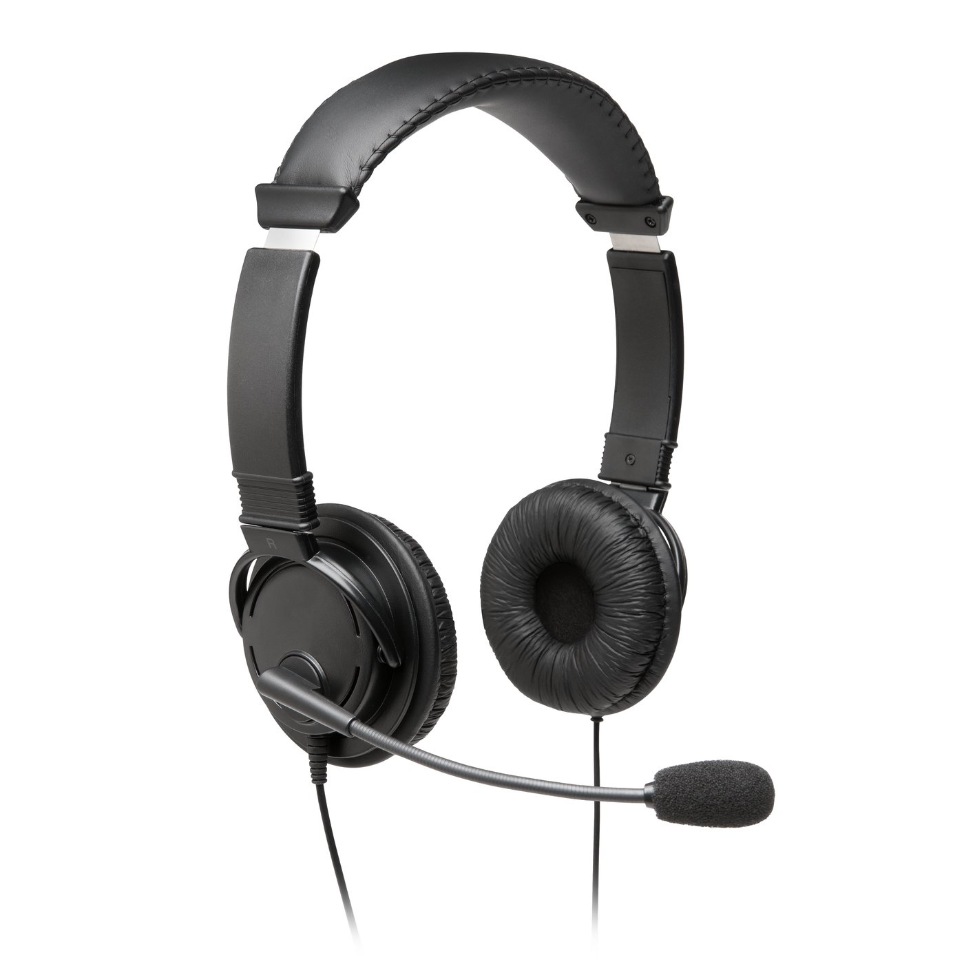 Kensington USB Hi-Fi Headphones with Mic - Headset - on-ear - wired - USB-A - black