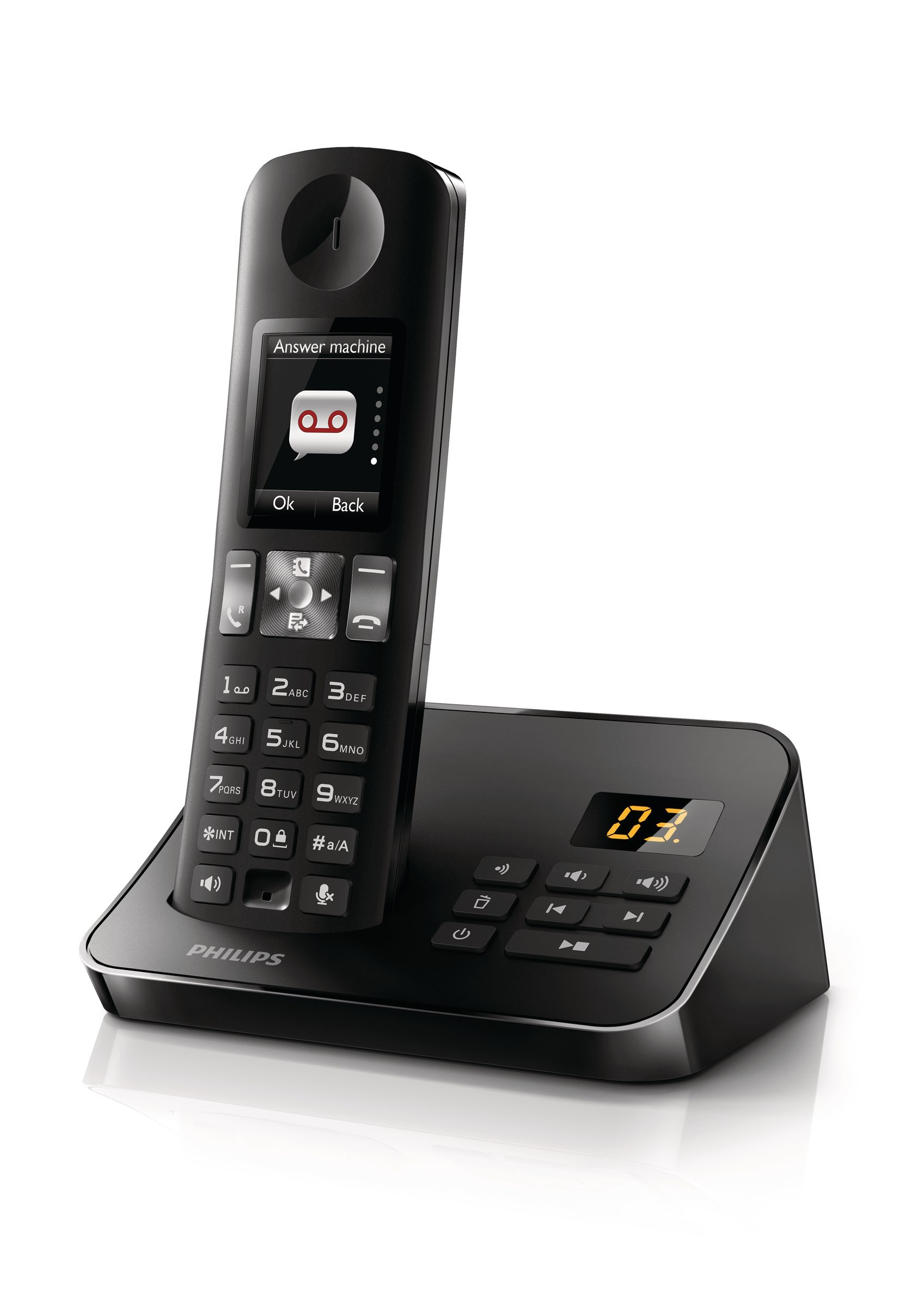 Philips D6051B/FT telephone DECT telephone Caller ID Black – image 1