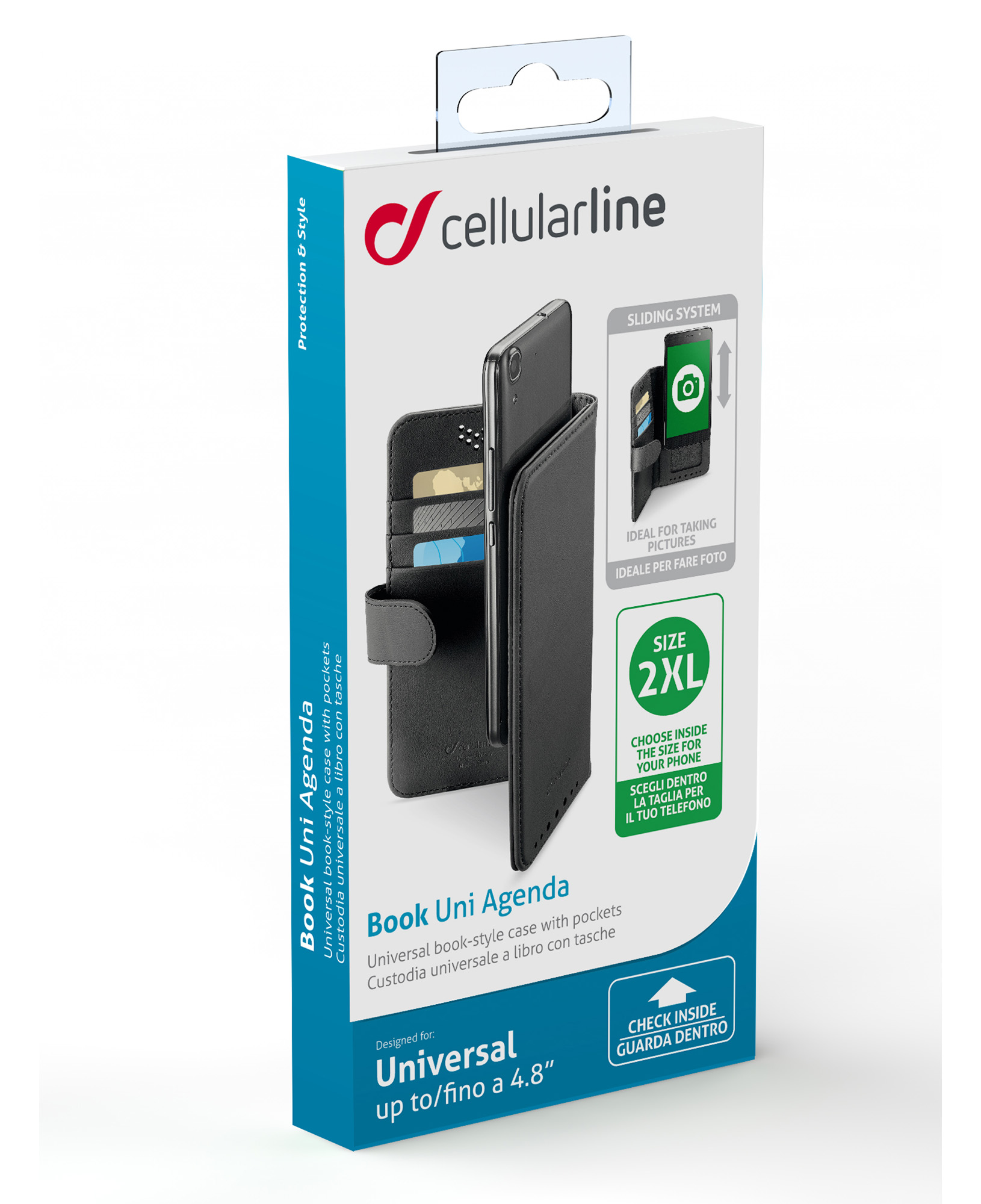 Cellularline Book Uni Agenda - Smartphones up to 4.8” – image 2