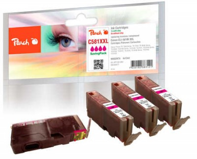 Peach PI100-364 tindikassett 4 tk Magenta
