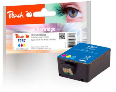 Peach PI200-585 tindikassett 1 tk Tsüaan, Magenta, Kollane