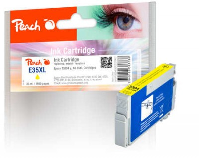 Peach PI200-636 tindikassett 1 tk Kollane