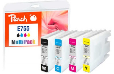 Peach PI200-592 tindikassett 4 tk Must, Tsüaan, Magenta, Kollane