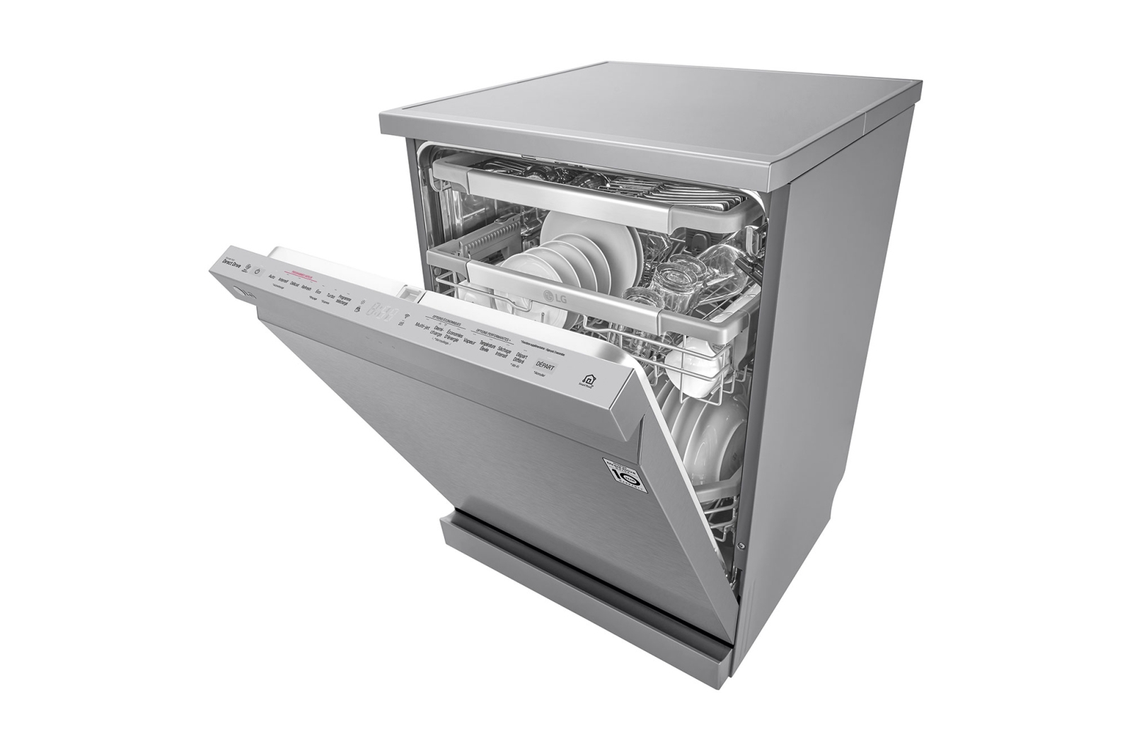 LG DF415HSS dishwasher Semi built-in 14 place settings – image 4