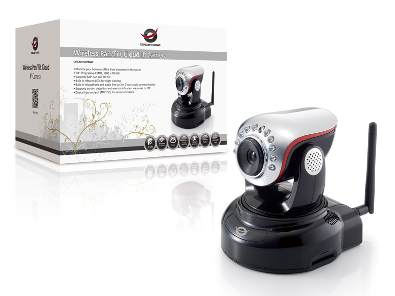Conceptronic Wireless Pan/Tilt Cloud IP Camera – image 6