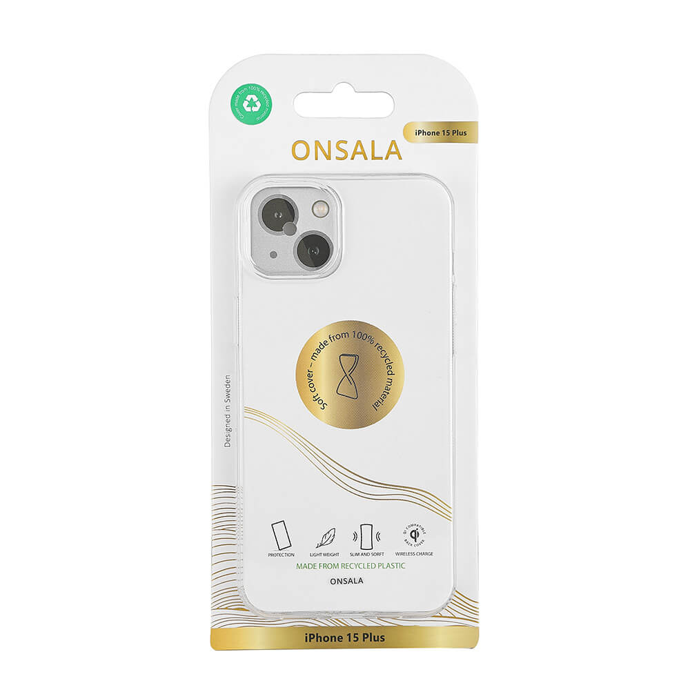 Onsala Phone Case Recycled TPU Transparent - iPhone 15 Plus – image 2
