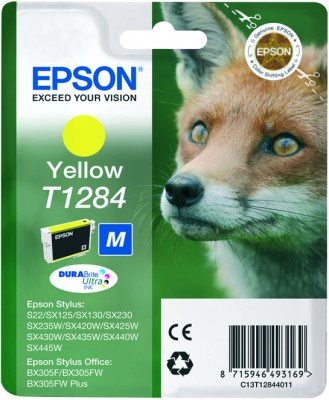 Original Epson T1284 Yellow Ink Cartridge - image 3