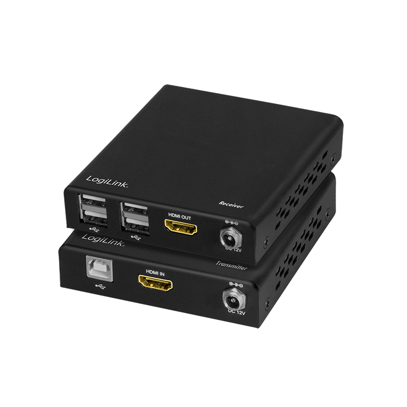 LogiLink HD0027 KVM extender Transmitter & receiver