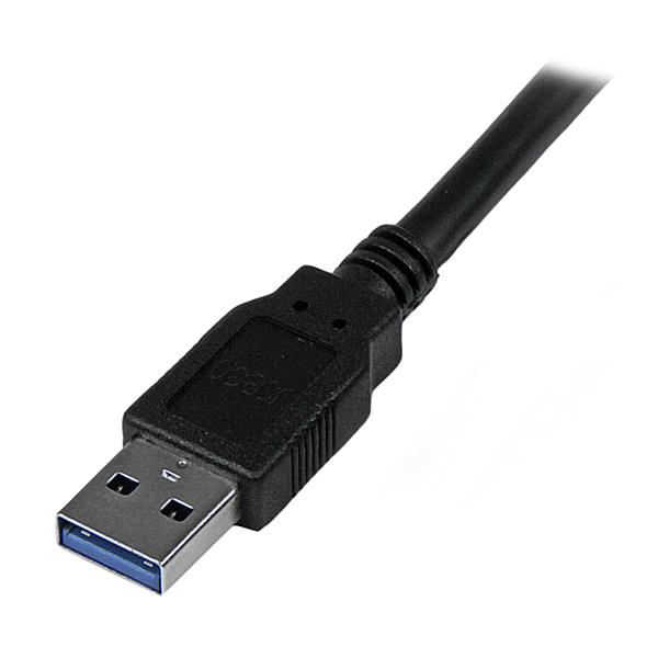 Cable StarTech.com USB 3.0 de 1.8m - macho a macho - color negro - USB3SAA6BK Cable StarTech.com USB 3.0 de 1.8m - macho a macho - color negro - USB3SAA6BK