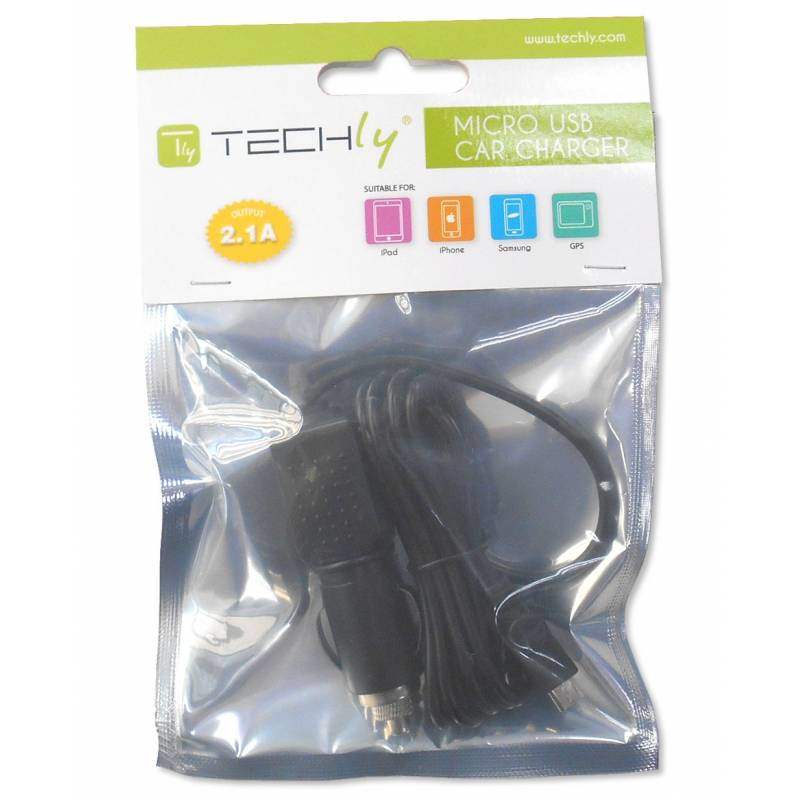 Techly Car Power Supply (12/24V) Micro-USB 2.1A IPW-CAR-MICRO4 – image 2
